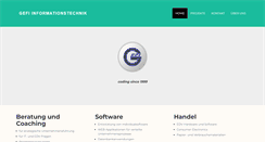 Desktop Screenshot of gefi.at