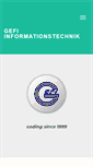 Mobile Screenshot of gefi.at